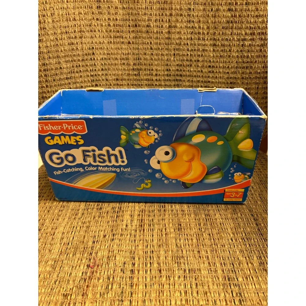 Fisher-Price Go Fish Game 2000 Vintage Preschool Color Matching 78857-92